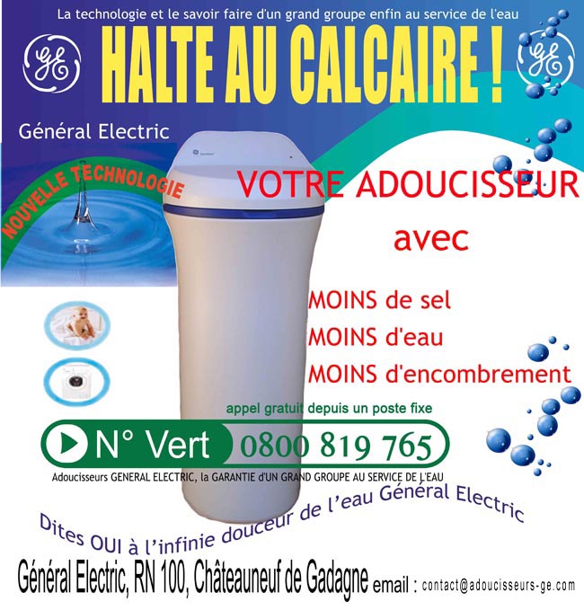 PUBLICITEE GE VAUCLUSE ADOUCISSEURS